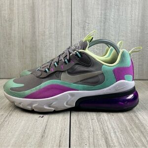 Nike Air Max 270 React Athletic Sneaker Running Shoe Girls Youth Size 6.5Y